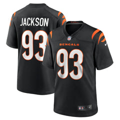 McKinnley Jackson Cincinnati Bengals Game Jersey Black | Nike for Sale