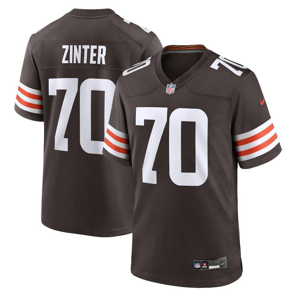Zak Zinter Cleveland Browns Team Game Jersey Brown | Nike for Sale