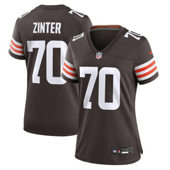 Zak Zinter Cleveland Browns Women's Game Jersey Brown | Nike for Sale