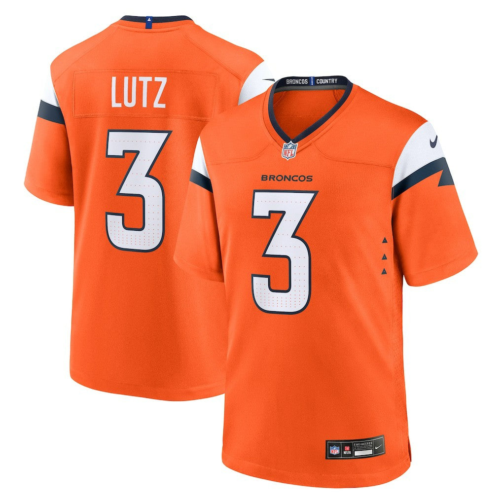 Wil Lutz Denver Broncos Team Game Jersey Orange | Nike for Sale