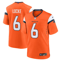 P.J. Locke Denver Broncos Team Game Jersey Orange | Nike for Sale