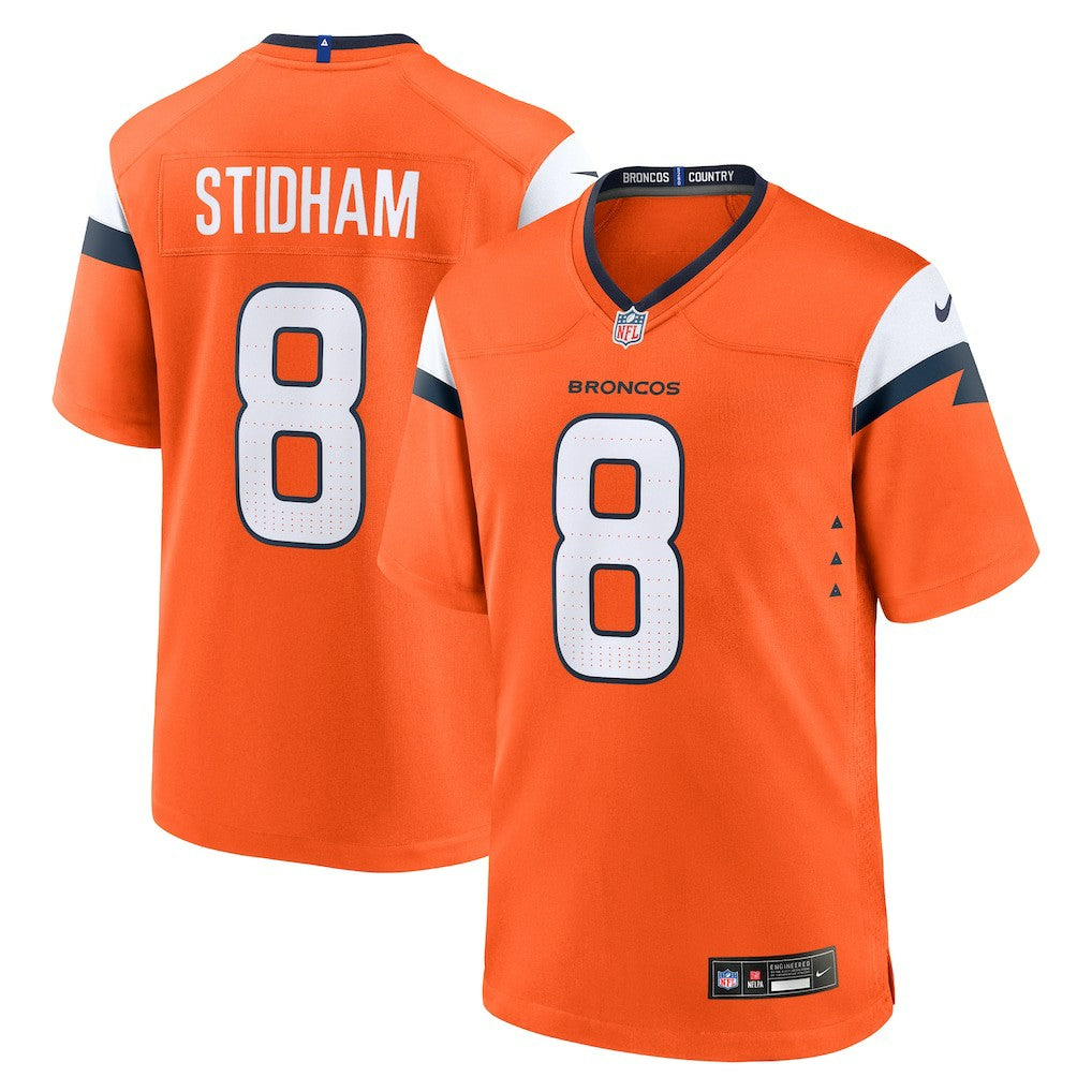 Jarrett Stidham Denver Broncos Team Game Jersey Orange | Nike for Sale