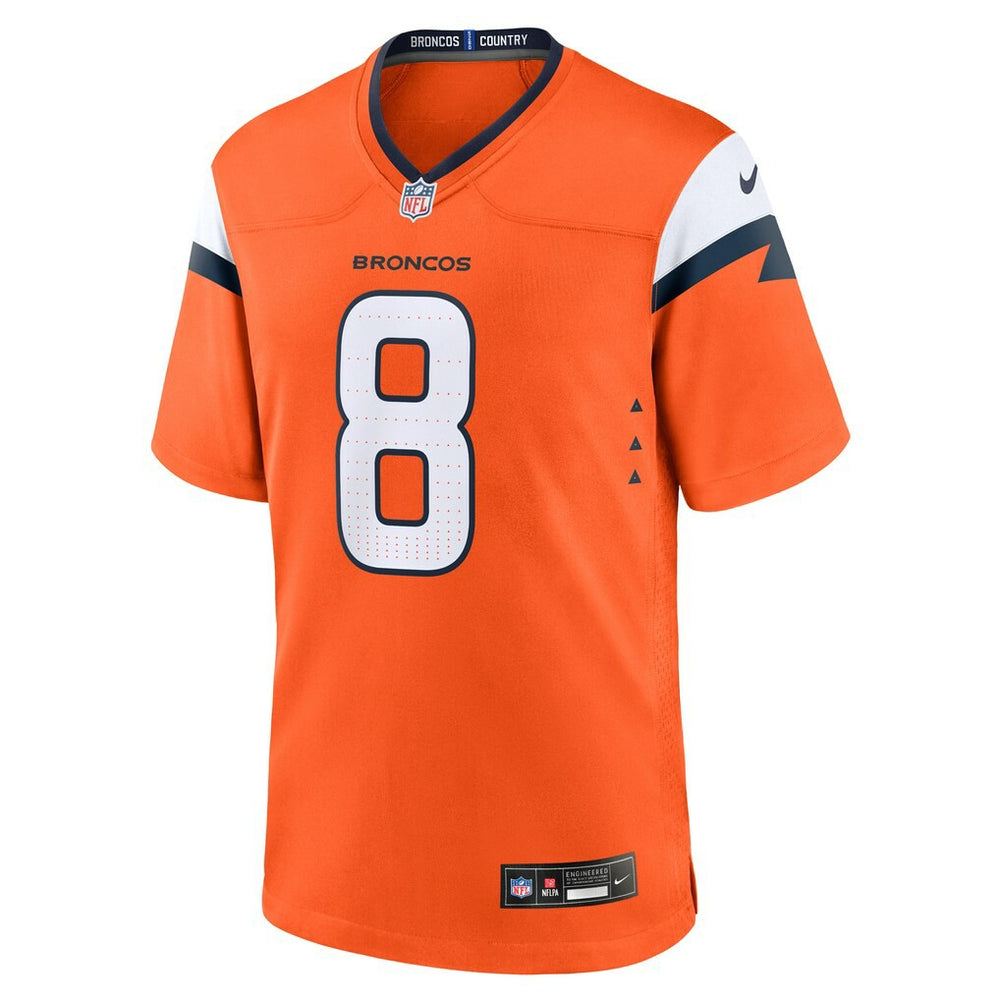 Jarrett Stidham Denver Broncos Team Game Jersey Orange | Nike for Sale