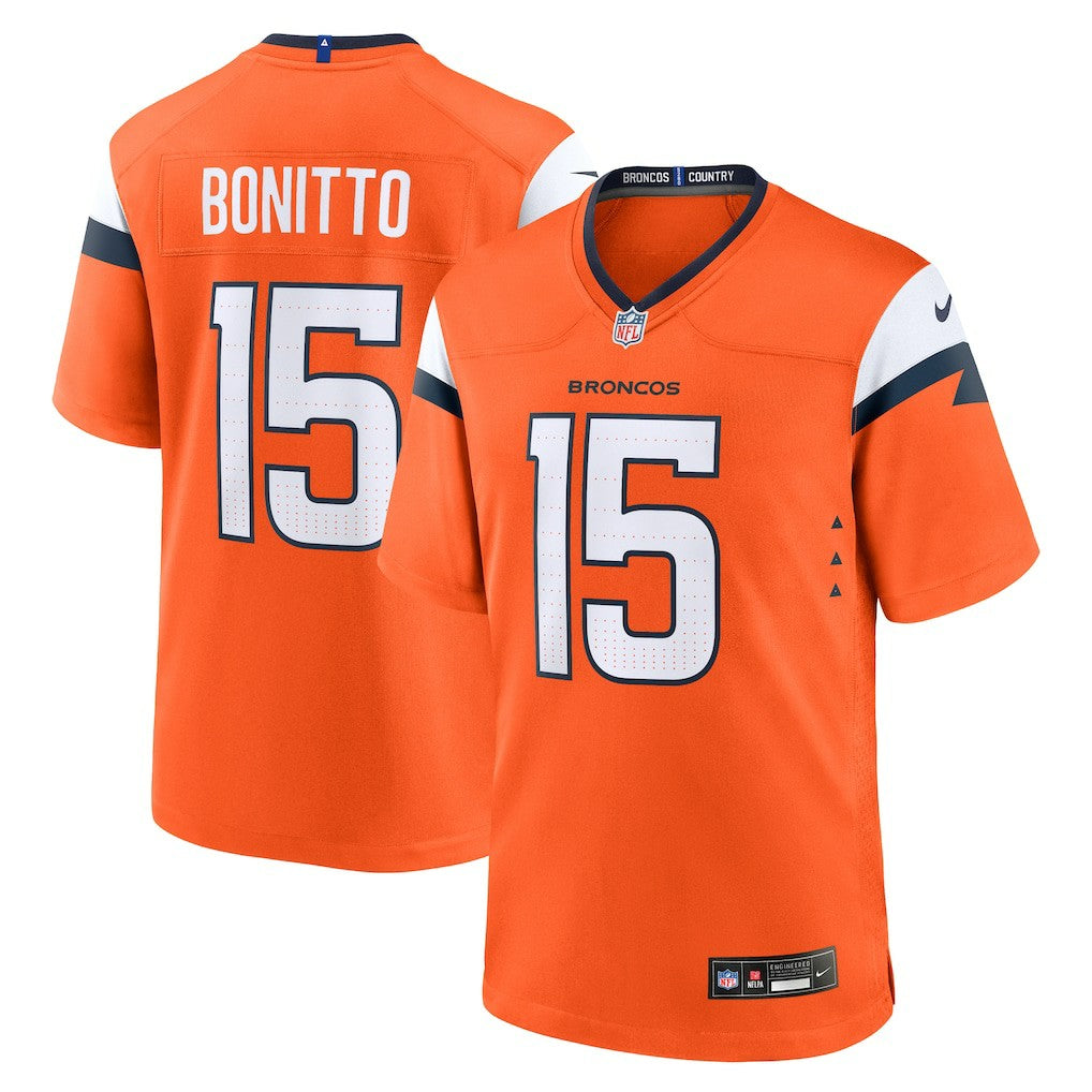 Nik Bonitto Denver Broncos Team Game Jersey Orange | Nike for Sale