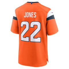 Brandon Jones Denver Broncos Team Game Jersey Orange | Nike for Sale