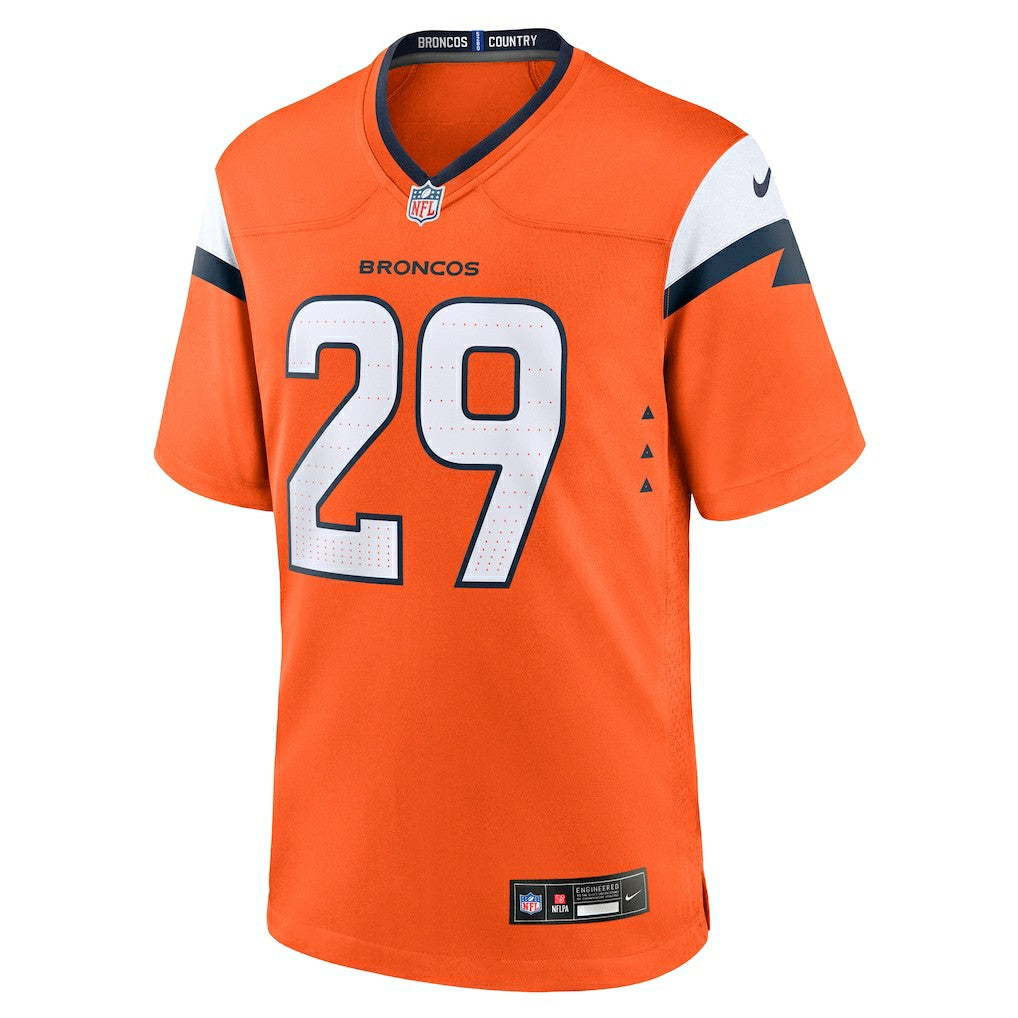 Ja'Quan McMillian Denver Broncos Team Game Jersey Orange | Nike for Sale