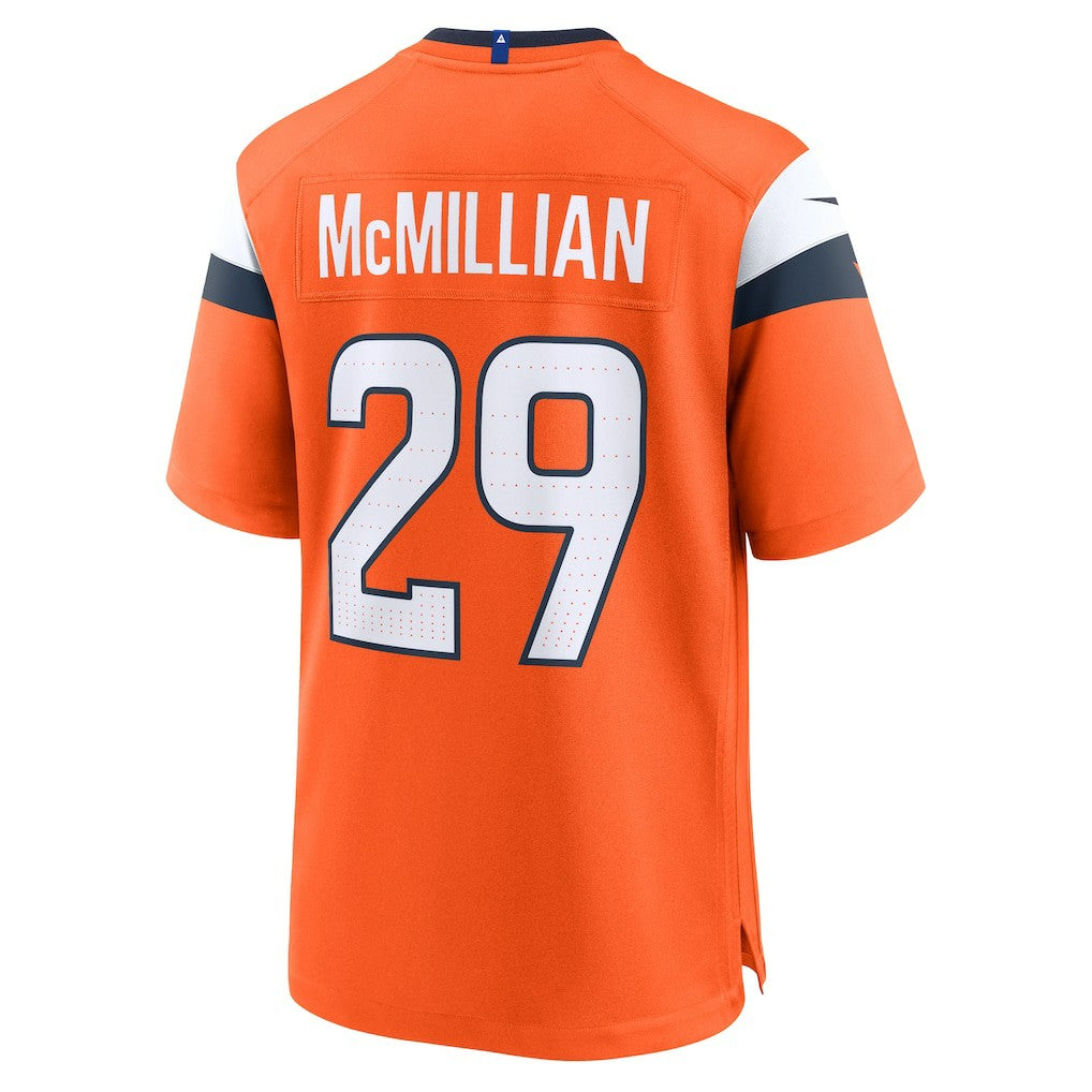Ja'Quan McMillian Denver Broncos Team Game Jersey Orange | Nike for Sale