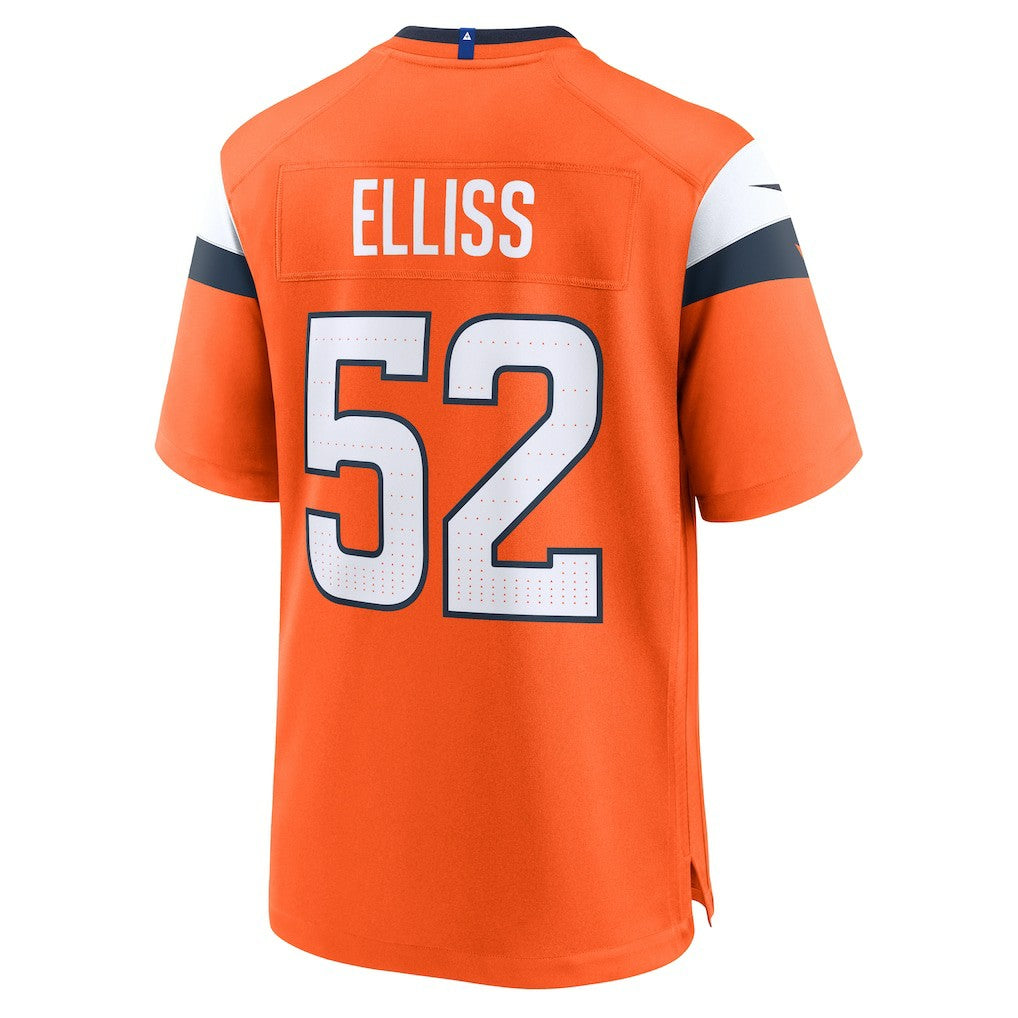 Jonah Elliss Denver Broncos Team Game Jersey Orange | Nike for Sale