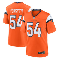 Alex Forsyth Denver Broncos Team Game Jersey Orange | Nike for Sale