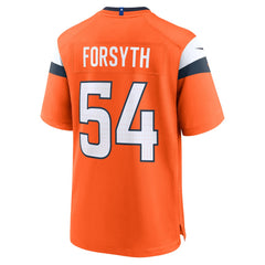 Alex Forsyth Denver Broncos Team Game Jersey Orange | Nike for Sale