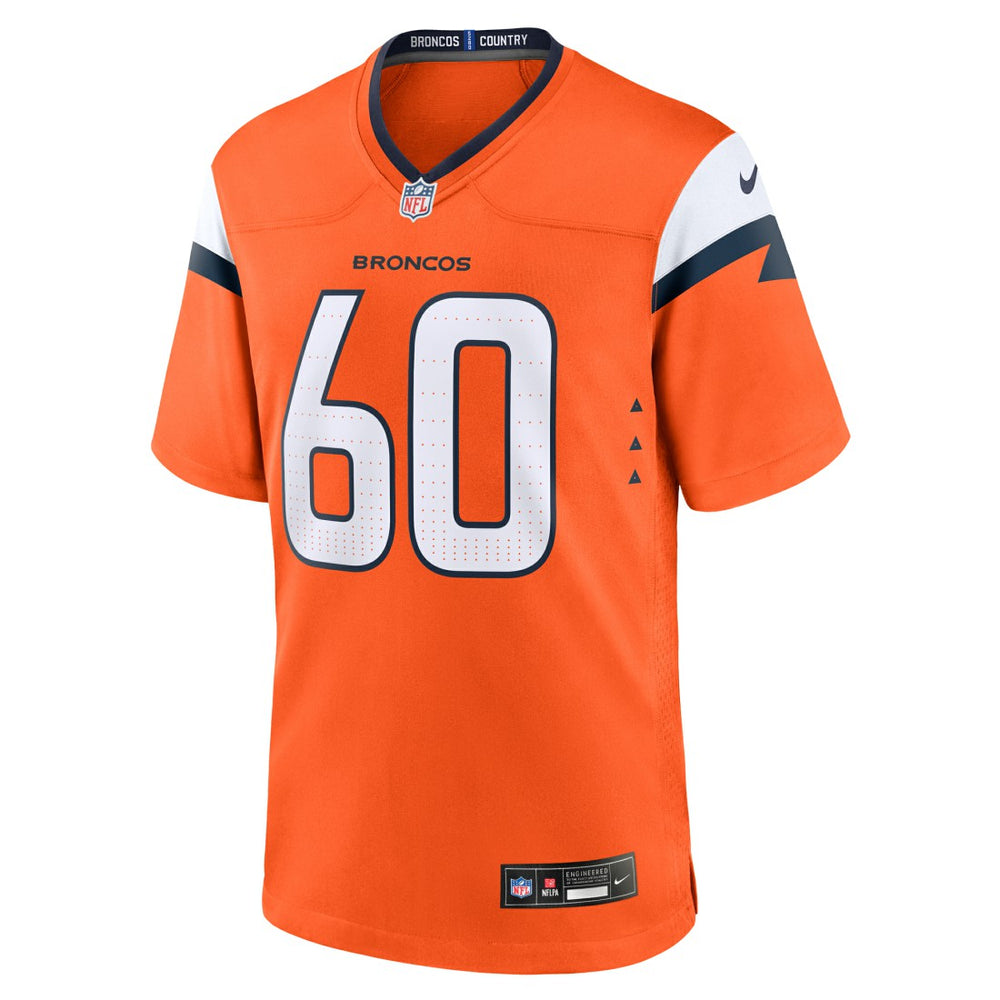 Luke Wattenberg Denver Broncos Team Game Jersey Orange | Nike for Sale