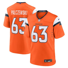 Alex Palczewski Denver Broncos Team Game Jersey Orange | Nike for Sale