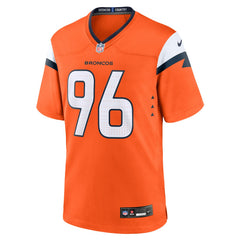 Eyioma Uwazurike Denver Broncos Team Game Jersey Orange | Nike for Sale