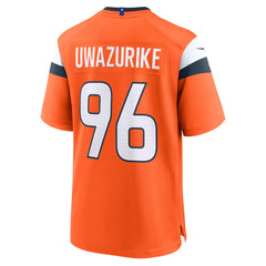 Eyioma Uwazurike Denver Broncos Team Game Jersey Orange | Nike for Sale