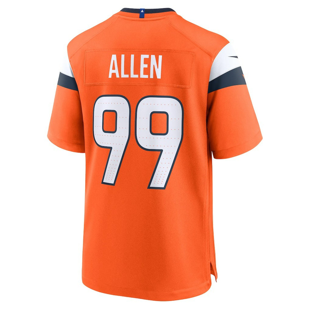 Zach Allen Denver Broncos Team Game Jersey Orange | Nike for Sale