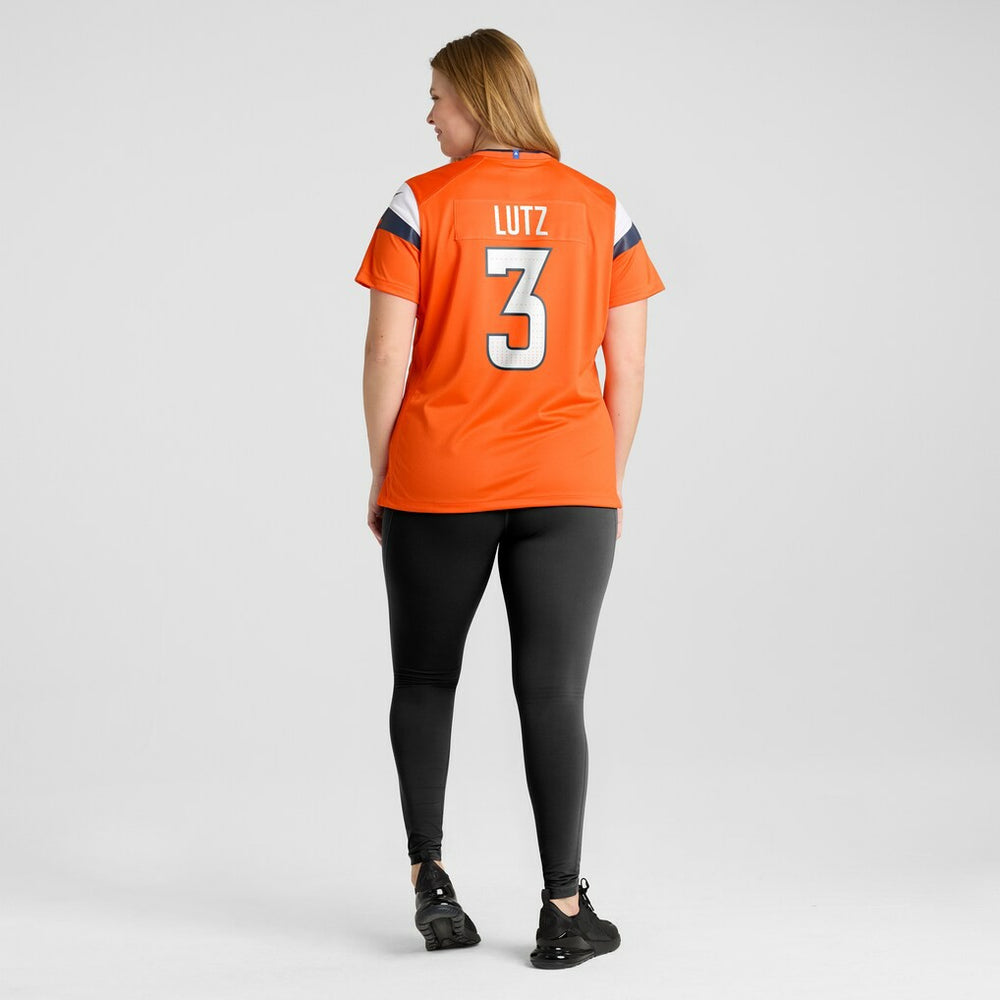 Wil Lutz Denver Broncos Women's Team Game Jersey Orange | Nike for Sale