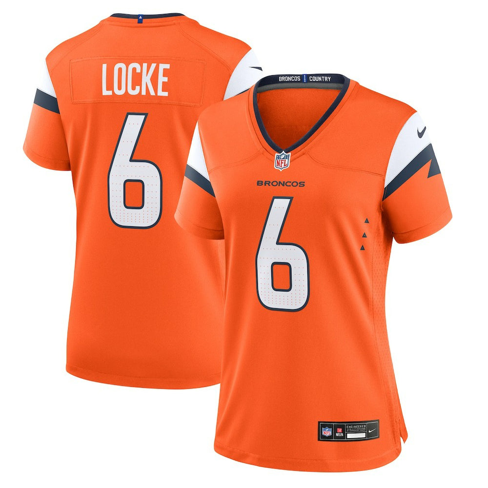 P.J. Locke Denver Broncos Women's Team Game Jersey Orange | Nike for Sale