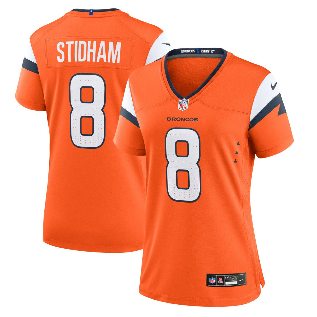 Jarrett Stidham Denver Broncos Women's Team Game Jersey Orange | Nike for Sale