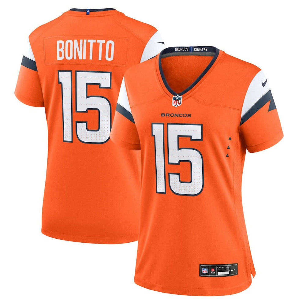 Nik Bonitto Denver Broncos Women's Team Game Jersey Orange | Nike for Sale