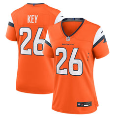 Devon Key Denver Broncos Women's Team Game Jersey Orange | Nike for Sale