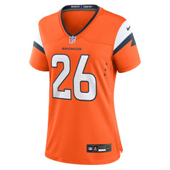 Devon Key Denver Broncos Women's Team Game Jersey Orange | Nike for Sale