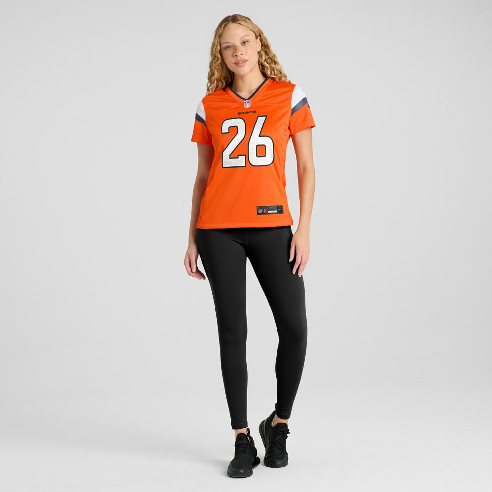 Devon Key Denver Broncos Women's Team Game Jersey Orange | Nike for Sale