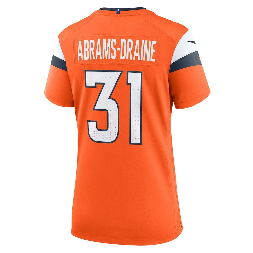 Kris Abrams-Draine Denver Broncos Women's Team Game Jersey Orange | Nike for Sale