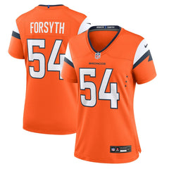 Alex Forsyth Denver Broncos Women's Team Game Jersey Orange | Nike for Sale