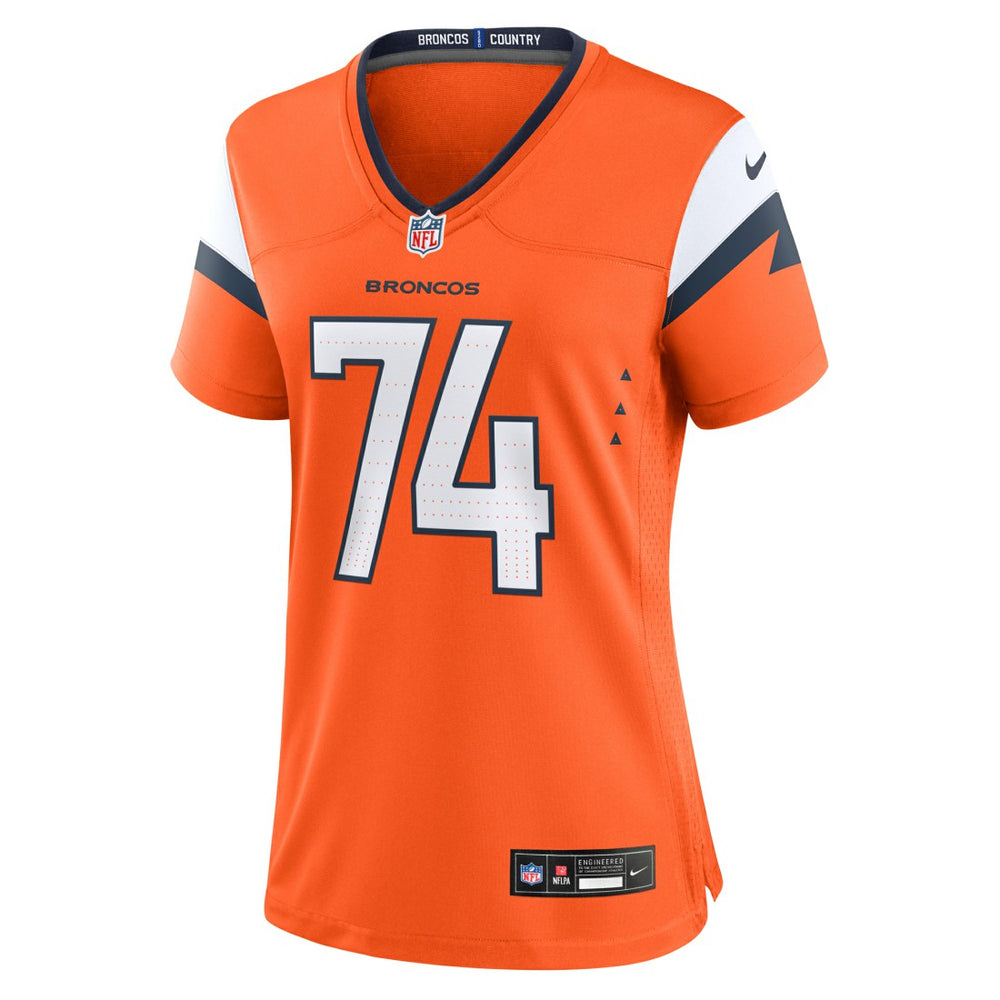 Ben Powers Denver Broncos Women's Team Game Jersey Orange | Nike for Sale