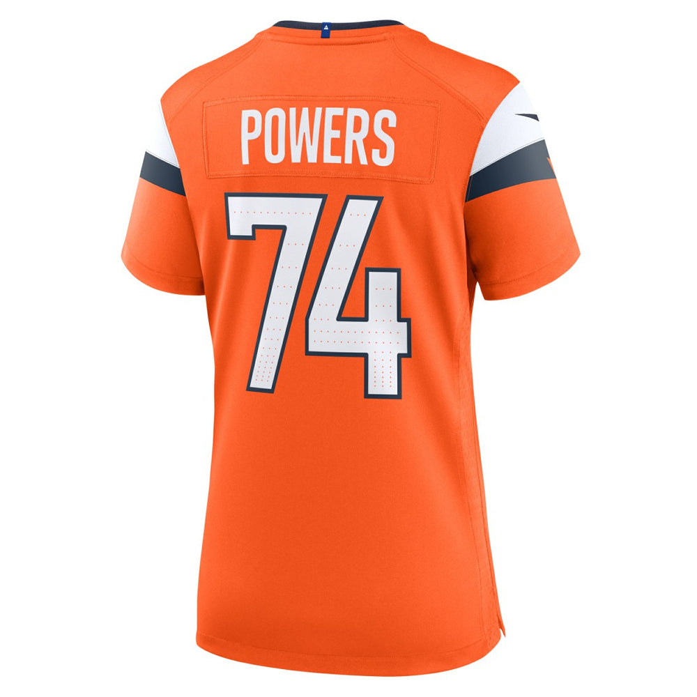 Ben Powers Denver Broncos Women's Team Game Jersey Orange | Nike for Sale