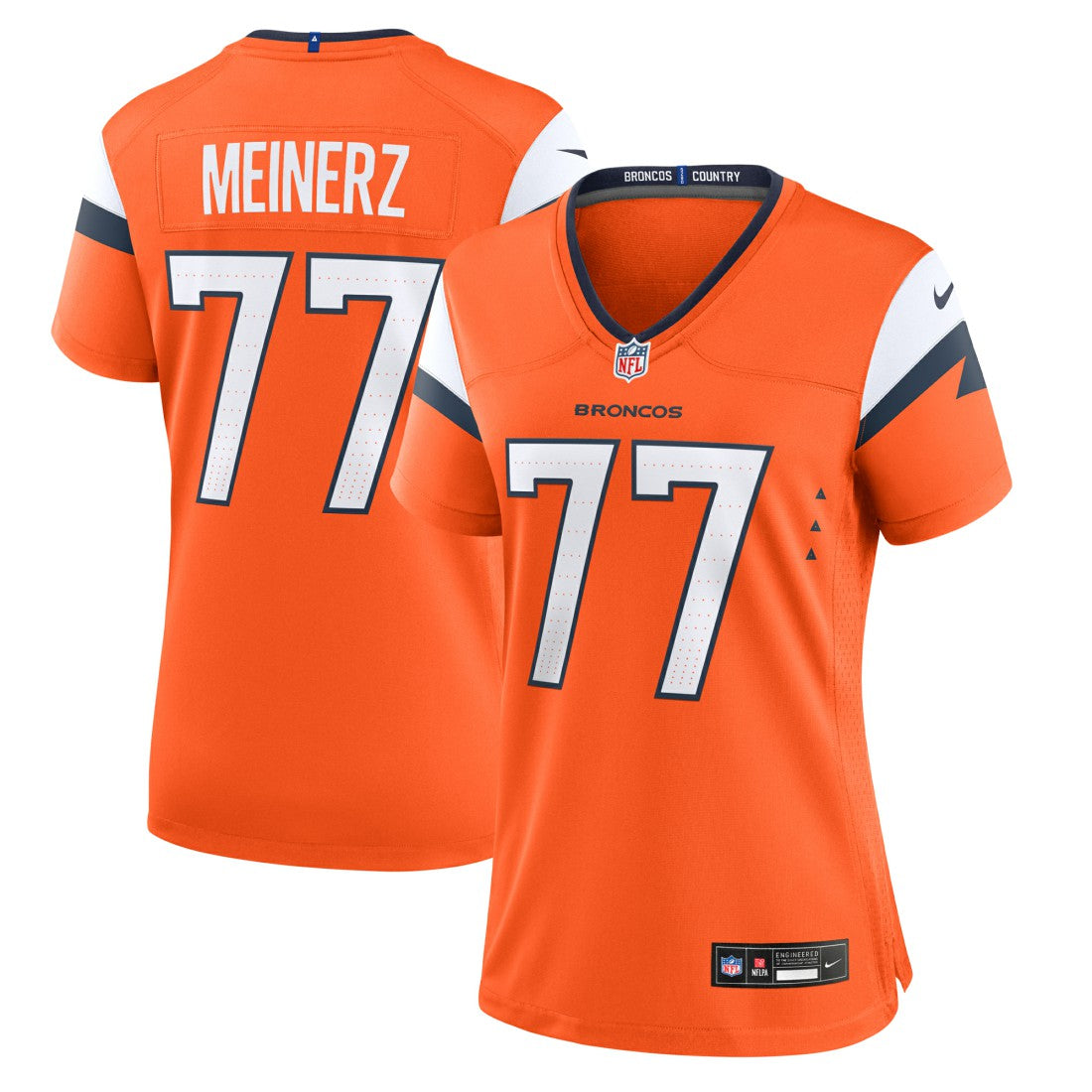 Quinn Meinerz Denver Broncos Women's Team Game Jersey Orange | Nike for Sale
