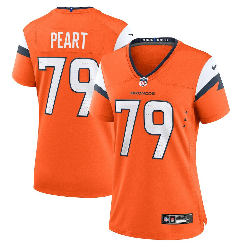 Matt Peart Denver Broncos Women's Team Game Jersey Orange | Nike for Sale
