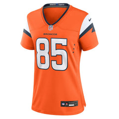 Lucas Krull Denver Broncos Women's Team Game Jersey Orange | Nike for Sale