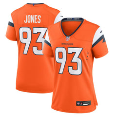 D.J. Jones Denver Broncos Women's Team Game Jersey Orange | Nike for Sale
