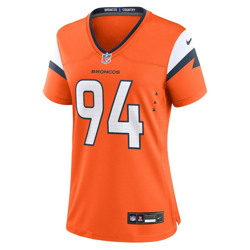 Jordan Jackson Denver Broncos Women's Team Game Jersey Orange | Nike for Sale