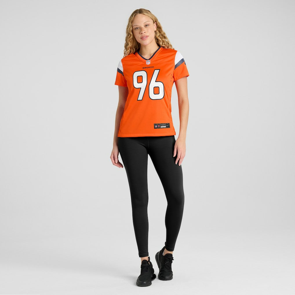 Eyioma Uwazurike Denver Broncos Women's Team Game Jersey Orange | Nike for Sale