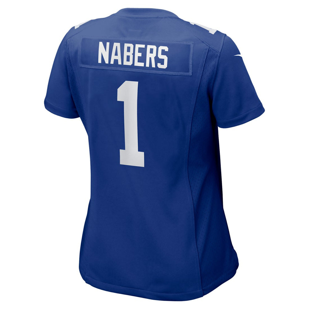 Malik Nabers New York Giants Women's Game Jersey Royal | Nike for Sale
