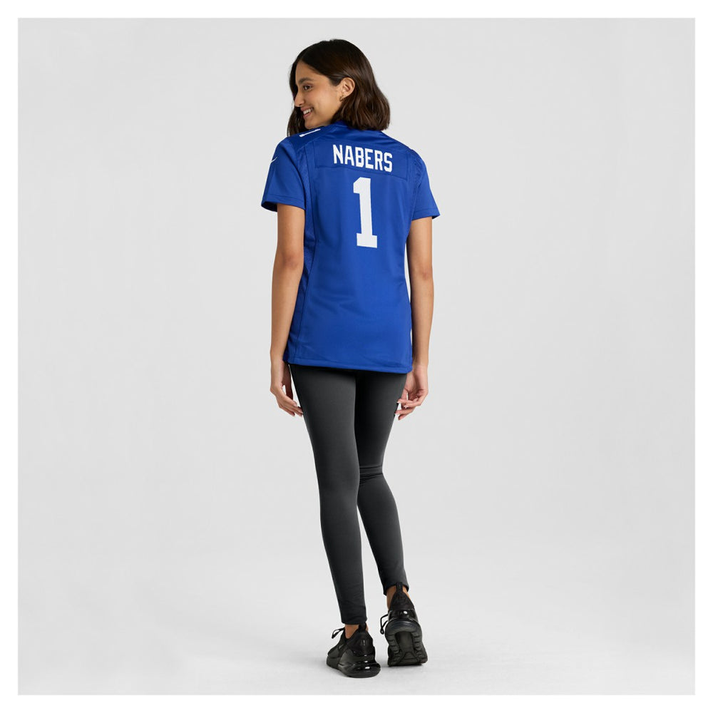 Malik Nabers New York Giants Women's Game Jersey Royal | Nike for Sale