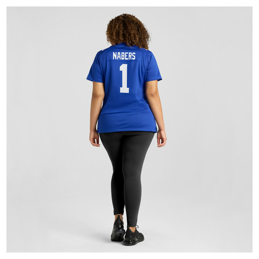 Malik Nabers New York Giants Women's Game Jersey Royal | Nike for Sale