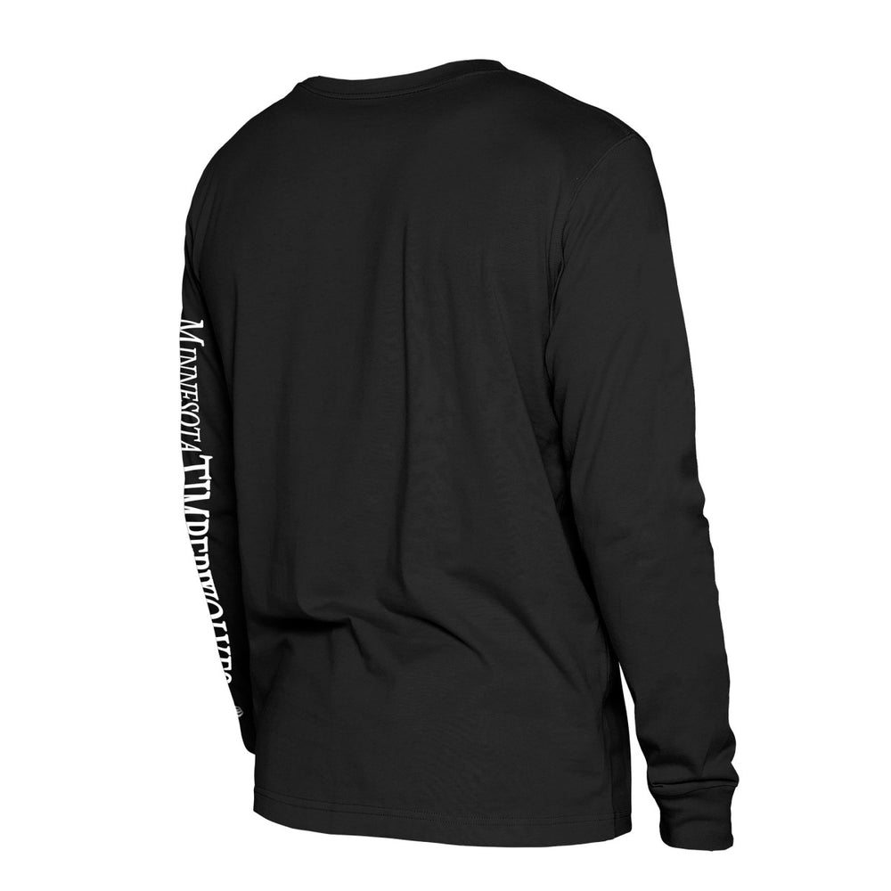 Minnesota Timberwolves Old School Sport Long Sleeve T-Shirt Black - NBA