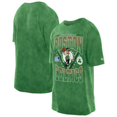 Boston Celtics Boxy Old School Sport Vintage Wash T-Shirt Kelly Green - NBA