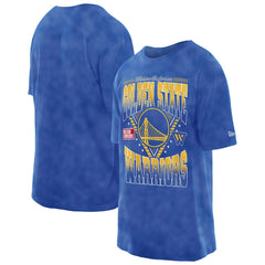 Golden State Warriors Boxy Old School Sport Vintage Wash T-Shirt Royal - NBA
