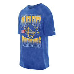 Golden State Warriors Boxy Old School Sport Vintage Wash T-Shirt Royal - NBA