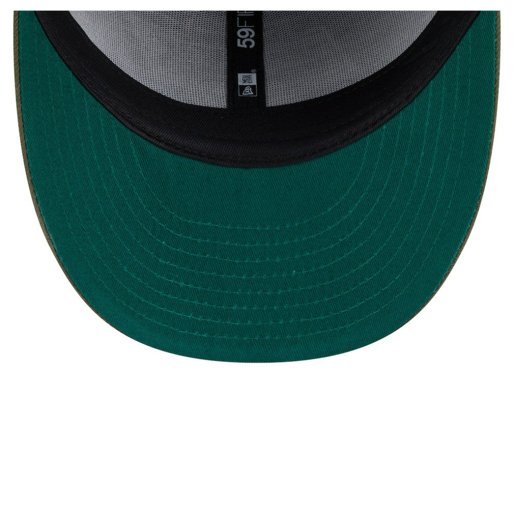Los Angeles Kings New Era Tonal Florals 59FIFTY Fitted Hat - Olive - NHL