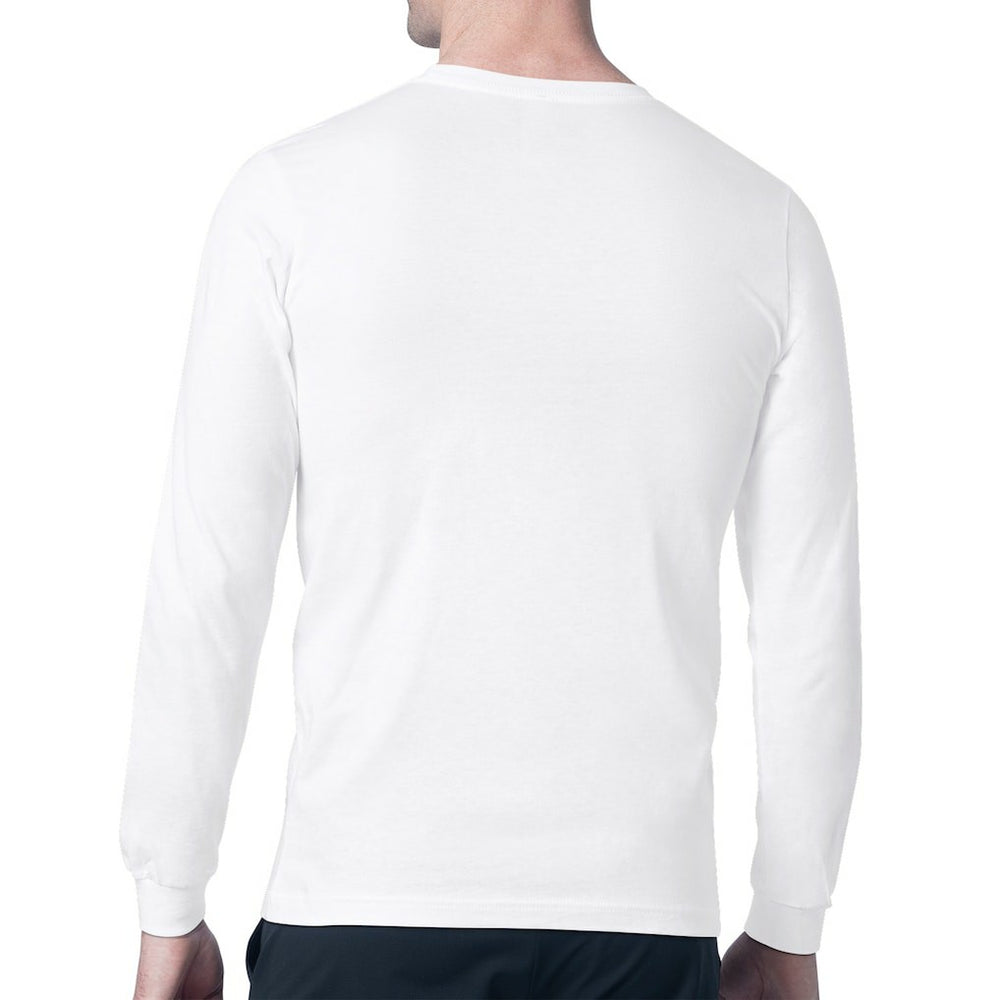 Jacksonville Jaguars Starter Retro Team Logo Color Scratch Long Sleeve T-Shirt White | NFL