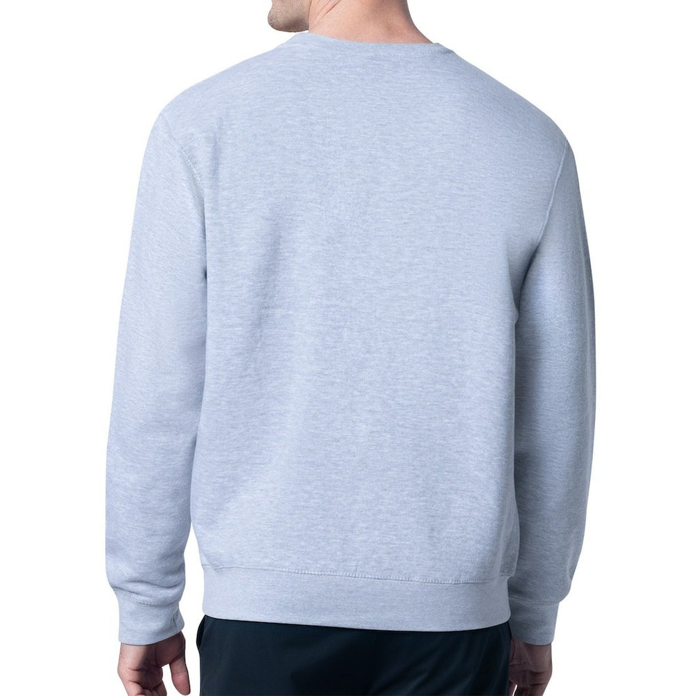 Jacksonville Jaguars Starter Retro Team Logo Color Scratch Pullover Sweatshirt Heather Gray | NFL