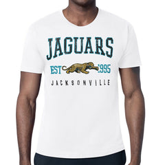 Jacksonville Jaguars Starter Retro Team Logo T-Shirt White | NFL