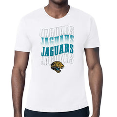 Jacksonville Jaguars Starter Repeat Wordmark Retro Team Logo T-Shirt White | NFL