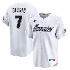 Craig Biggio Houston Astros Nike Throwback Cooperstown Collection Limited Jersey - MLB