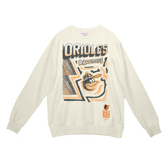 Baltimore Orioles Mitchell & Ness Sidewalk Sketch Pullover Hoodie - MLB